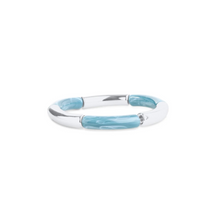 Load image into Gallery viewer, Margareta Bar Resin Bracelet Stainless Steel

