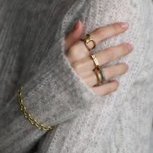 Load image into Gallery viewer, Alessia Bubble Ring Stainless Steel
