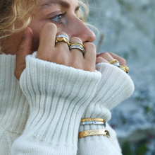 Load image into Gallery viewer, Alessia Bubble Ring Stainless Steel
