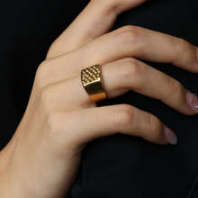Load image into Gallery viewer, Blythe Signet Ring Stainless Steel

