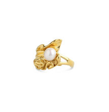 Load image into Gallery viewer, Lex Molten Pearl Ring Stainless Steel
