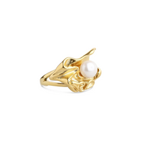 Load image into Gallery viewer, Lex Molten Pearl Ring Stainless Steel

