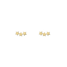 Load image into Gallery viewer, Three Star Earrings
