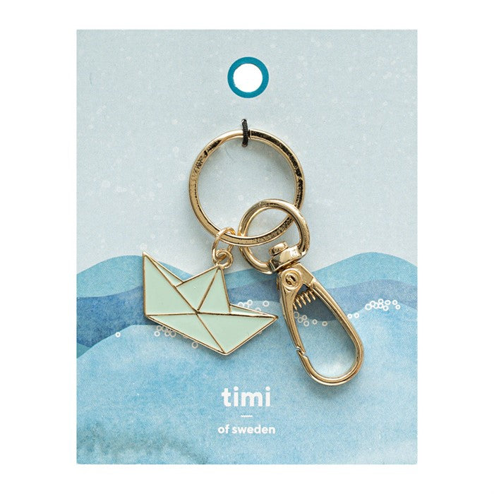 Paper Boat Key Chain