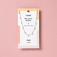 Load image into Gallery viewer, Tiny White Pearl Necklace
