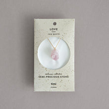 Load image into Gallery viewer, Rose Quartz Semi Precious Necklace
