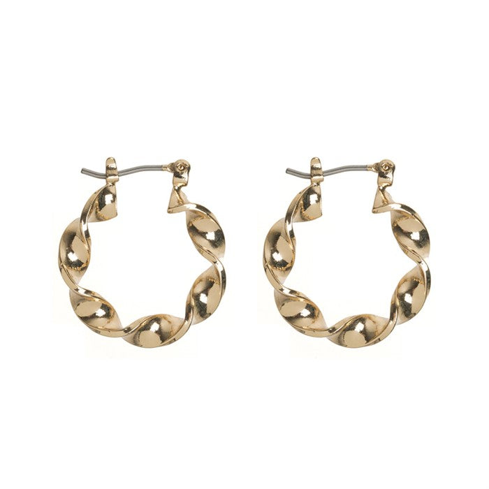 Twisted Hoop Earrings