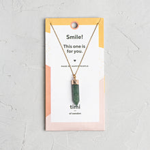 Load image into Gallery viewer, Green Gemstone Necklace
