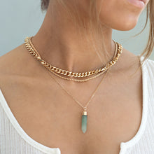 Load image into Gallery viewer, Green Gemstone Necklace

