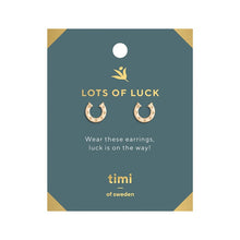 Load image into Gallery viewer, Lots of Luck Horseshoe Earrings
