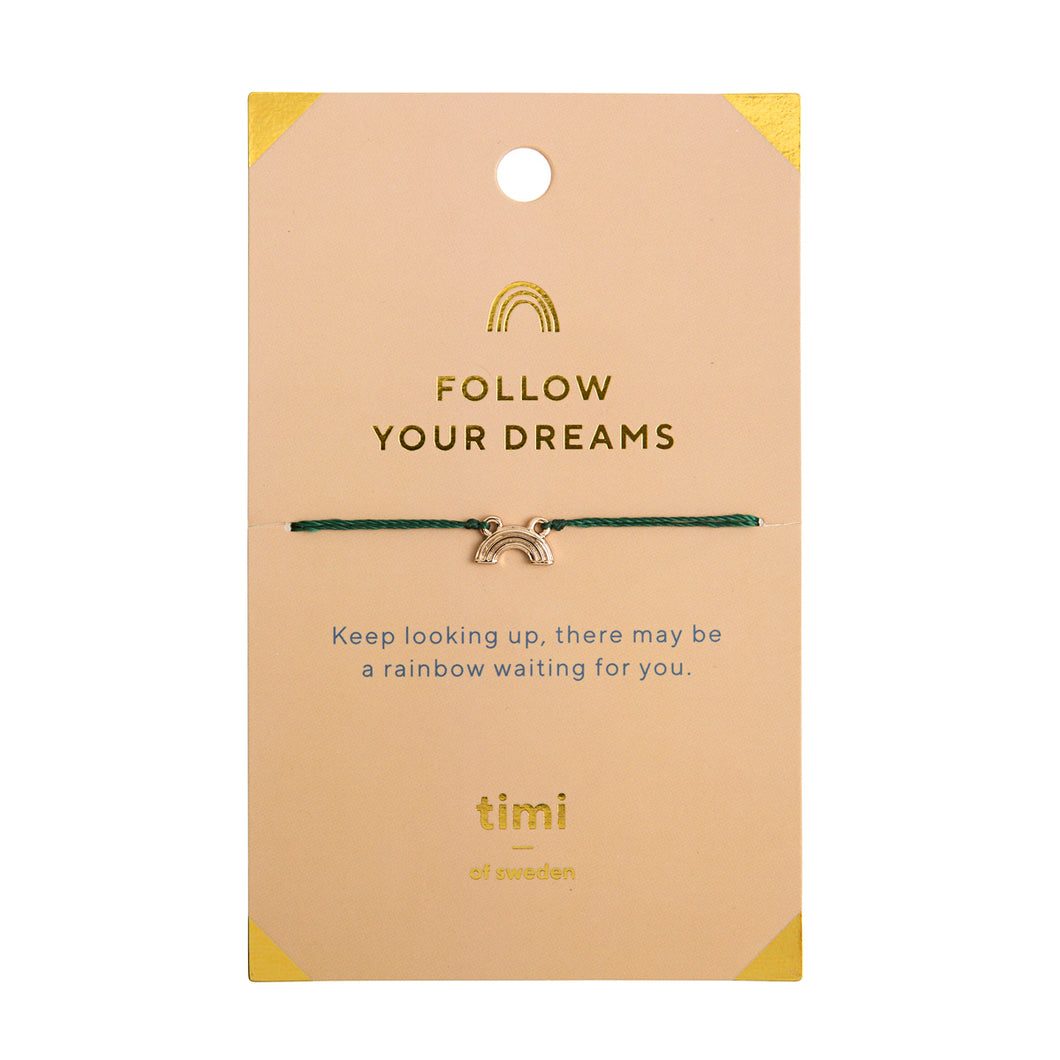 Follow Your Dreams Rainbow Bracelet