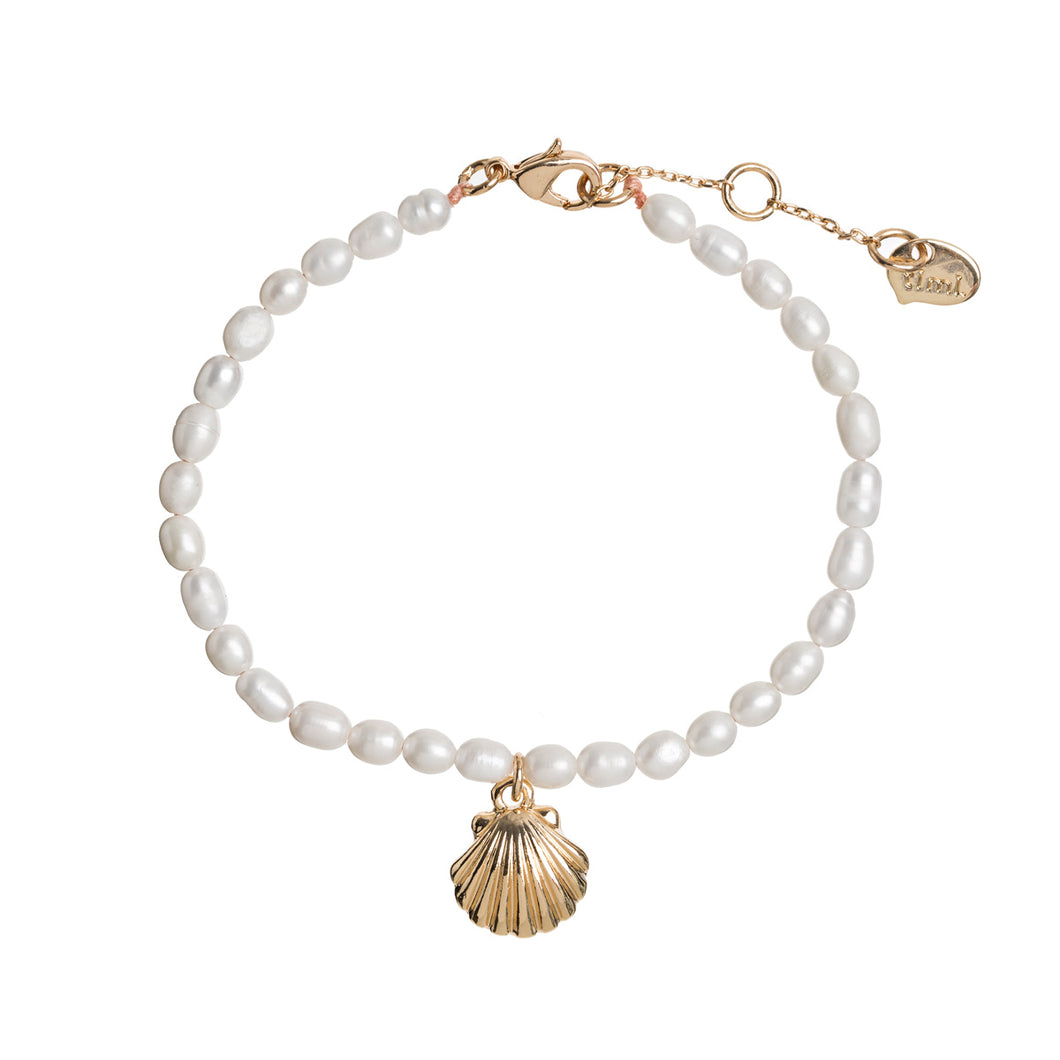 Mermaid Shell & Pearl Bracelet