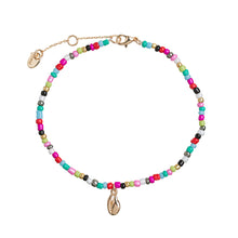 Load image into Gallery viewer, Cowrie Shell &amp; Beads Anklet
