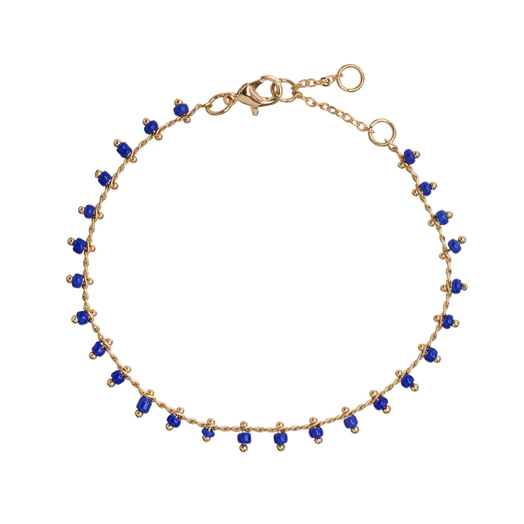 Blue Beads Bracelet