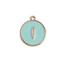 Load image into Gallery viewer, Enamel Letter Plate Pendant
