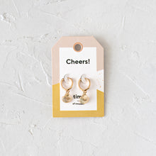 Load image into Gallery viewer, Mermaid Shell Hoop Earrings
