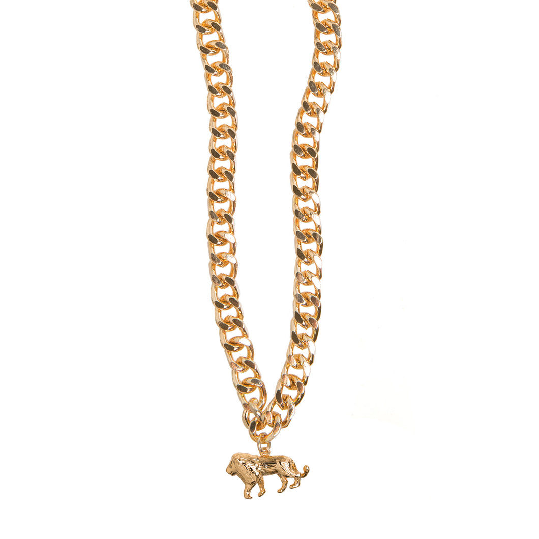 Lion Chunky Chain Necklace