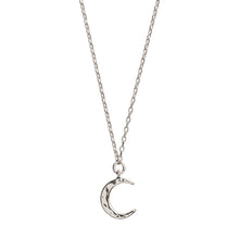 Load image into Gallery viewer, Hammered Moon Necklace
