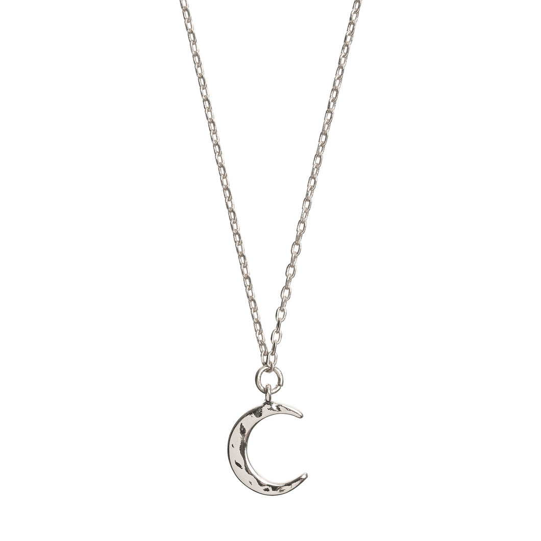 Hammered Moon Necklace