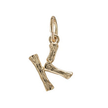 Load image into Gallery viewer, Bamboo Letter Pendant
