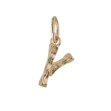 Load image into Gallery viewer, Bamboo Letter Pendant
