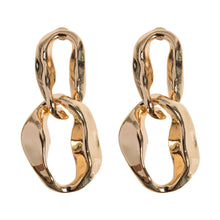 Load image into Gallery viewer, Organic Double Hoop Earrings
