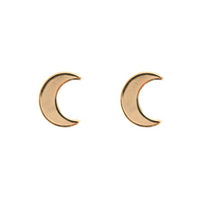 Load image into Gallery viewer, Moon Stud Earrings
