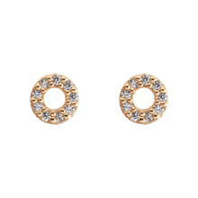 Load image into Gallery viewer, Petite Chrystal Letter Earrings
