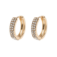 Load image into Gallery viewer, Elegant Crystal Hoops
