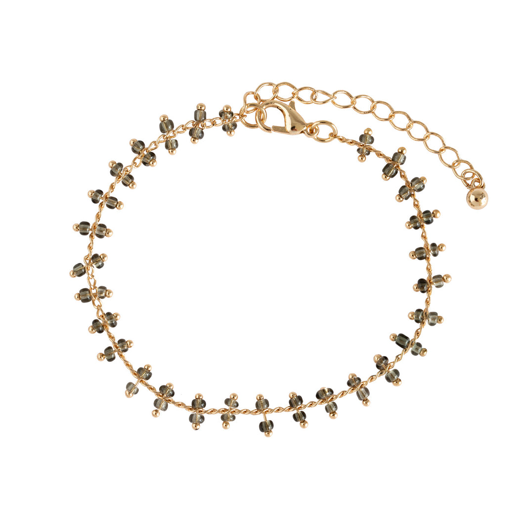 Smoky Bead Bracelet