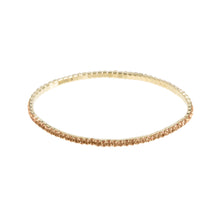 Load image into Gallery viewer, Mocha Crystal Tennis Stretch Bracelet
