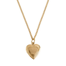 Load image into Gallery viewer, Heart Locket Necklace Gold
