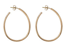 Load image into Gallery viewer, NATALIE - THIN LARGE HOOP EARRINGS
