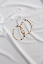 Load image into Gallery viewer, NATALIE - THIN LARGE HOOP EARRINGS
