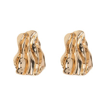 Load image into Gallery viewer, ELSIE - ELEGANT TEXTURE STUD EARRINGS
