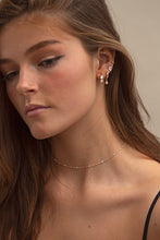 Load image into Gallery viewer, ALICE - MINIMALISTIC BABY BLUE chain necklace
