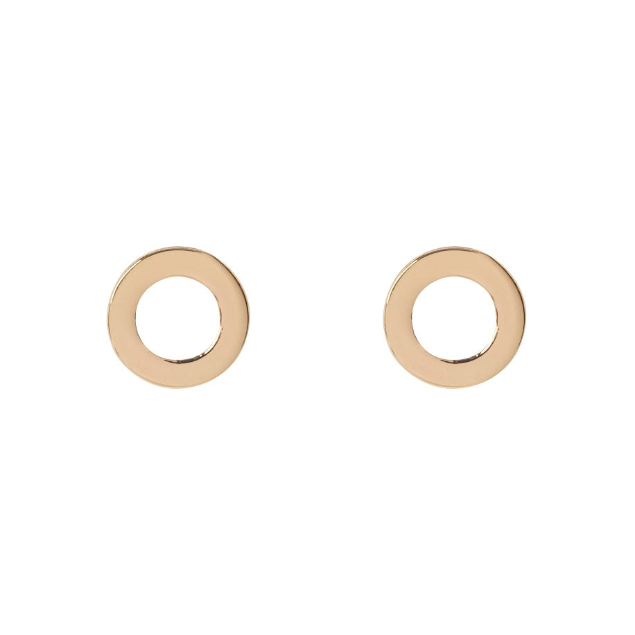 EMMA-SMALL circle stud earrings