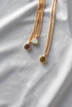 Load image into Gallery viewer, AMELIA - CRYSTAL GREEN charm necklace
