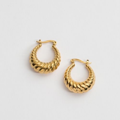 Soft Croissant Earrings