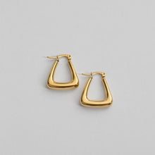 Load image into Gallery viewer, Triangle Hoop Earrings
